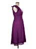 Shein 100% Polyester Hearts Purple Cocktail Dress Size 8 - 10 - photo 4