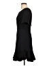 HD in Paris Solid Black Casual Dress Size 10 - photo 5