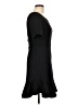 HD in Paris Solid Black Casual Dress Size 10 - photo 4