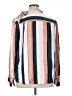 Unbranded 100% Polyester Stripes Pink Long Sleeve Blouse Size XL (estimated) - photo 2