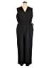Calvin Klein Solid Black Jumpsuit Size 16 - photo 1