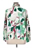 Unbranded Print Green Long Sleeve Blouse Size XL (estimated) - photo 2