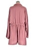 ASOS 100% Polyester Solid Pink Romper Size 16 - photo 2