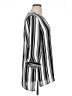 Unbranded 100% Polyester Stripes Silver 3/4 Sleeve Blouse Size XL (estimated) - photo 4