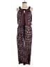 Charming Charlie Paisley Red Jumpsuit Size M - photo 1