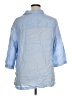Tahari 100% Linen Blue 3/4 Sleeve Button-Down Shirt Size 1X - photo 2