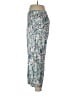 Tahari 100% Linen Paisley Blue Linen Pants Size L - photo 5