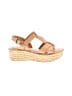 Kork-Ease 100% Leather Tan Wedges Size 7 - photo 1