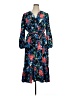 Charles Henry 100% Polyester Floral Blue Casual Dress Size 1X - photo 1