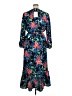 Charles Henry 100% Polyester Floral Blue Casual Dress Size 1X - photo 2