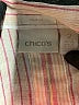 Chico's 100% Linen Stripes Pink 3/4 Sleeve Button-Down Shirt Size Lg (2) - photo 7