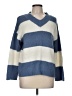 Philosophy Republic Clothing Color Block Blue Pullover Sweater Size M - photo 1