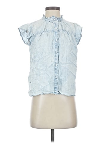 Rails Sleeveless Button-Down Shirt (view 1)