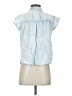 Rails 100% Ramie Blue Sleeveless Button-Down Shirt Size XS - photo 2