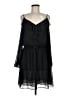 Boston Proper 100% Polyester Solid Black Cocktail Dress Size 6 - photo 1
