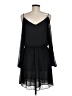 Boston Proper 100% Polyester Solid Black Cocktail Dress Size 6 - photo 2