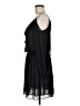 Boston Proper 100% Polyester Solid Black Cocktail Dress Size 6 - photo 5