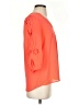 Brixon Ivy 100% Polyester Orange 3/4 Sleeve Blouse Size XS - photo 4