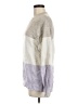 H&M Color Block Purple Pullover Sweater Size M - photo 5