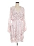 Boston Proper 100% Polyester Stars Pink Cocktail Dress Size M - photo 1