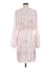 Boston Proper 100% Polyester Stars Pink Cocktail Dress Size M - photo 2