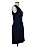 Tegan 100% Polyester Solid Blue Casual Dress Size 6 - photo 4