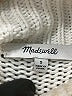 Madewell 100% Cotton Stripes Ivory Pullover Sweater Size S - photo 7