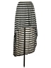 XXI Stripes Gray Casual Skirt Size S - photo 1