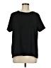 t.la 100% Polyester Solid Black Short Sleeve T-Shirt Size M - photo 1