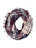 Unbranded Plaid Burgundy Scarf One size - photo 1