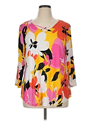 Ruby Rd. 3/4 Sleeve Blouse (view 1)