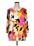 Ruby Rd. Yellow 3/4 Sleeve Blouse Size XL - photo 1