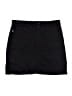 Croft & Barrow 100% Cotton Solid Black Skort Size 8 - photo 1