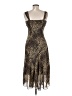 Essentials by Milano 100% Polyester Animal Print Brown Cocktail Dress Size 6 - photo 2