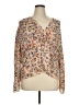 CAbi 100% Polyester Orange Long Sleeve Blouse Size XL - photo 1