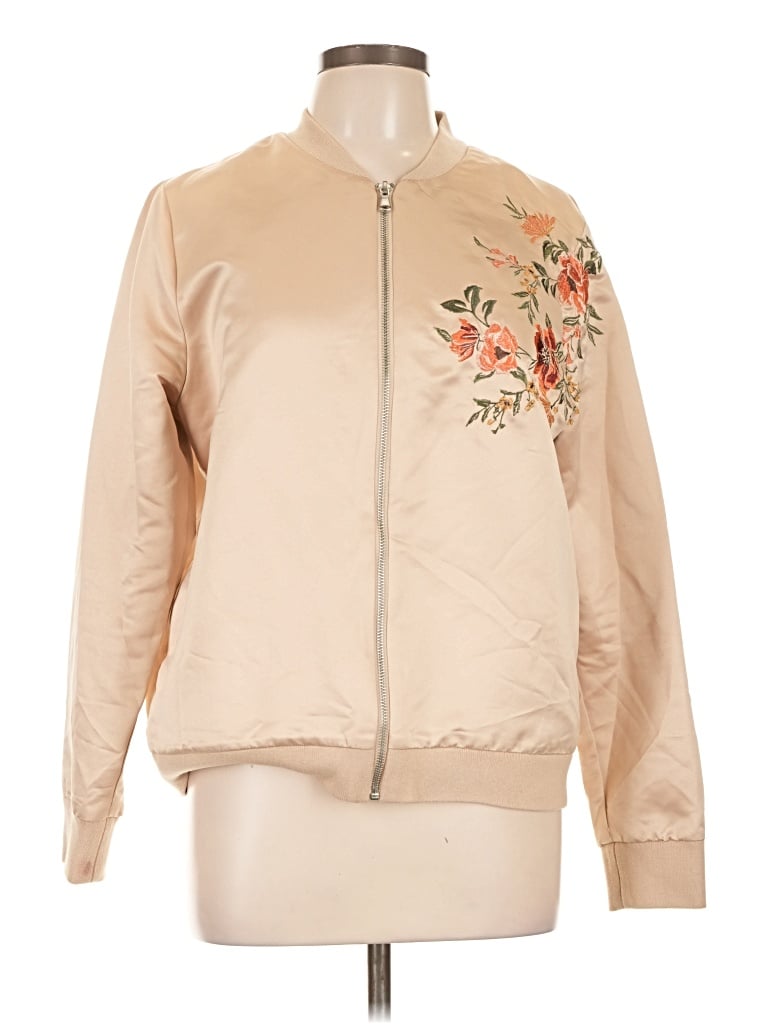 Pre-owned Forever 21 Contemporary Jacket In Gold