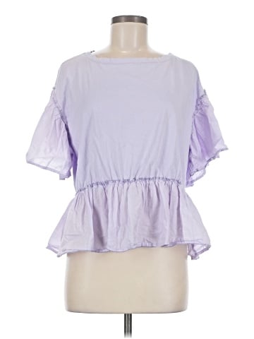 By Anthropologie Short Sleeve Blouse (view 1)