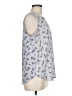 Ann Taylor Silver Sleeveless Blouse Size M - photo 4