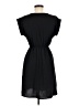 Monteau 100% Polyester Solid Black Casual Dress Size M - photo 2