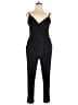 Gilli Solid Black Jumpsuit Size 1X - photo 1