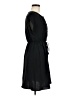 Monteau 100% Polyester Solid Black Casual Dress Size M - photo 4