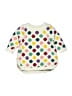 Baby Gap 100% Cotton Polka Dots White Pullover Sweater Size 3-6 mo - photo 1