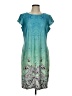 R&K Paisley Teal Casual Dress Size L - photo 1