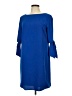 CeCe 100% Polyester Solid Blue Casual Dress Size 10 - photo 1
