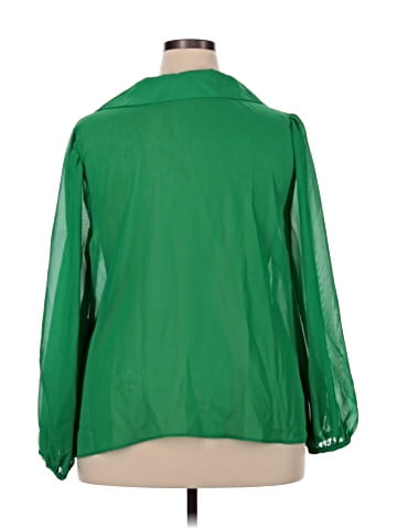 ELOQUII 3/4 Sleeve Blouse (view 2)