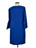 CeCe 100% Polyester Solid Blue Casual Dress Size 10 - photo 2
