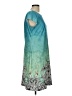 R&K Paisley Teal Casual Dress Size L - photo 4