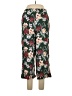 Ann Taylor LOFT Floral Green Casual Pants Size M - photo 1