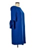 CeCe 100% Polyester Solid Blue Casual Dress Size 10 - photo 4