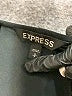 Express 100% Rayon Solid Black Casual Dress Size S - photo 7